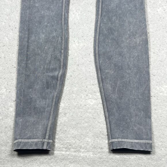 Lululemon Wunder Under Leggings Womens 4 Gray  Inseam 28 in Athleisure W5BY1S - Picture 3 of 11